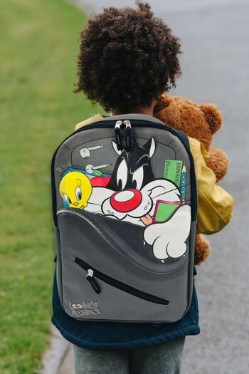 Sac à dos imprimé en PU pour adultes Sylvester & Tweety 2