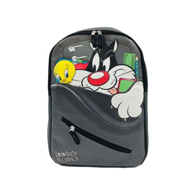 Sac à dos imprimé en PU pour adultes Sylvester & Tweety