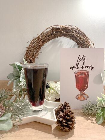 Lets Mull It Over Christmas Seasonal Home Print A4 Normal 1