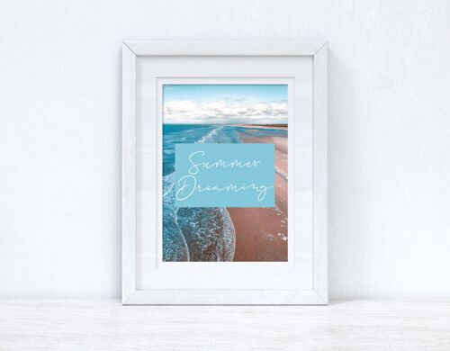 Summer Dreaming Beach Photography Summer Seasonal Home Print A4 Normal