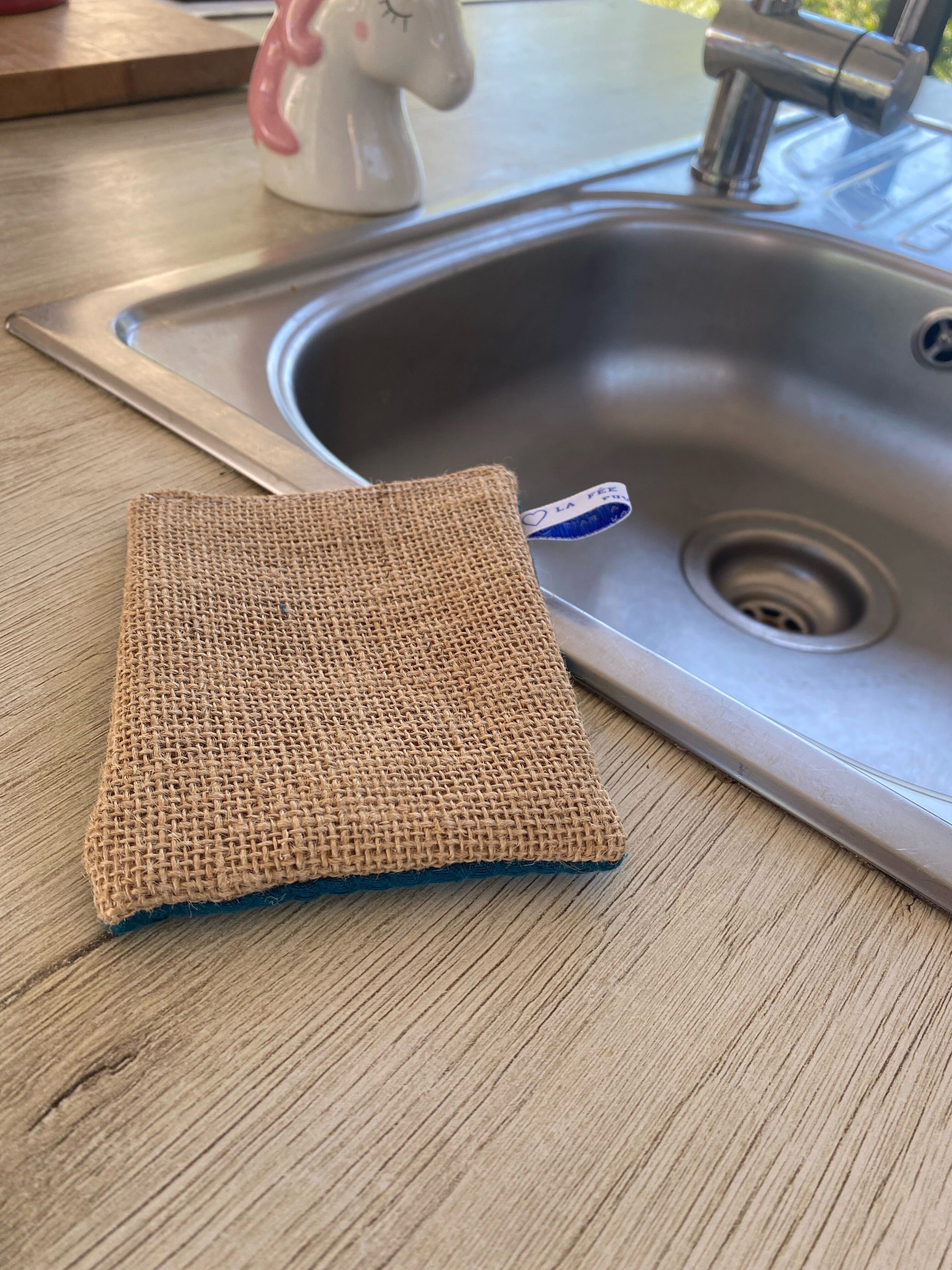 éponge lavable zéro déchet