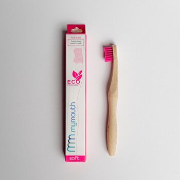Brosse à dents en bambou pour enfants 1