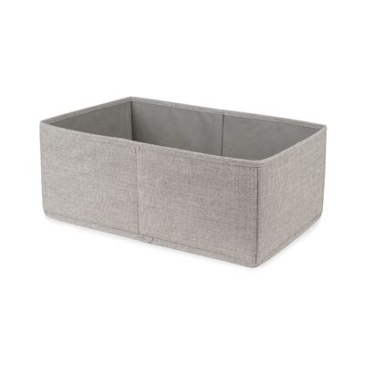 Storage basket, Grey, S, Oxford