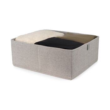 Panier de rangement, Gris, M, Oxford 4