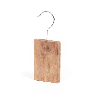 Mothproof hanging plate in natural cedar, Brown