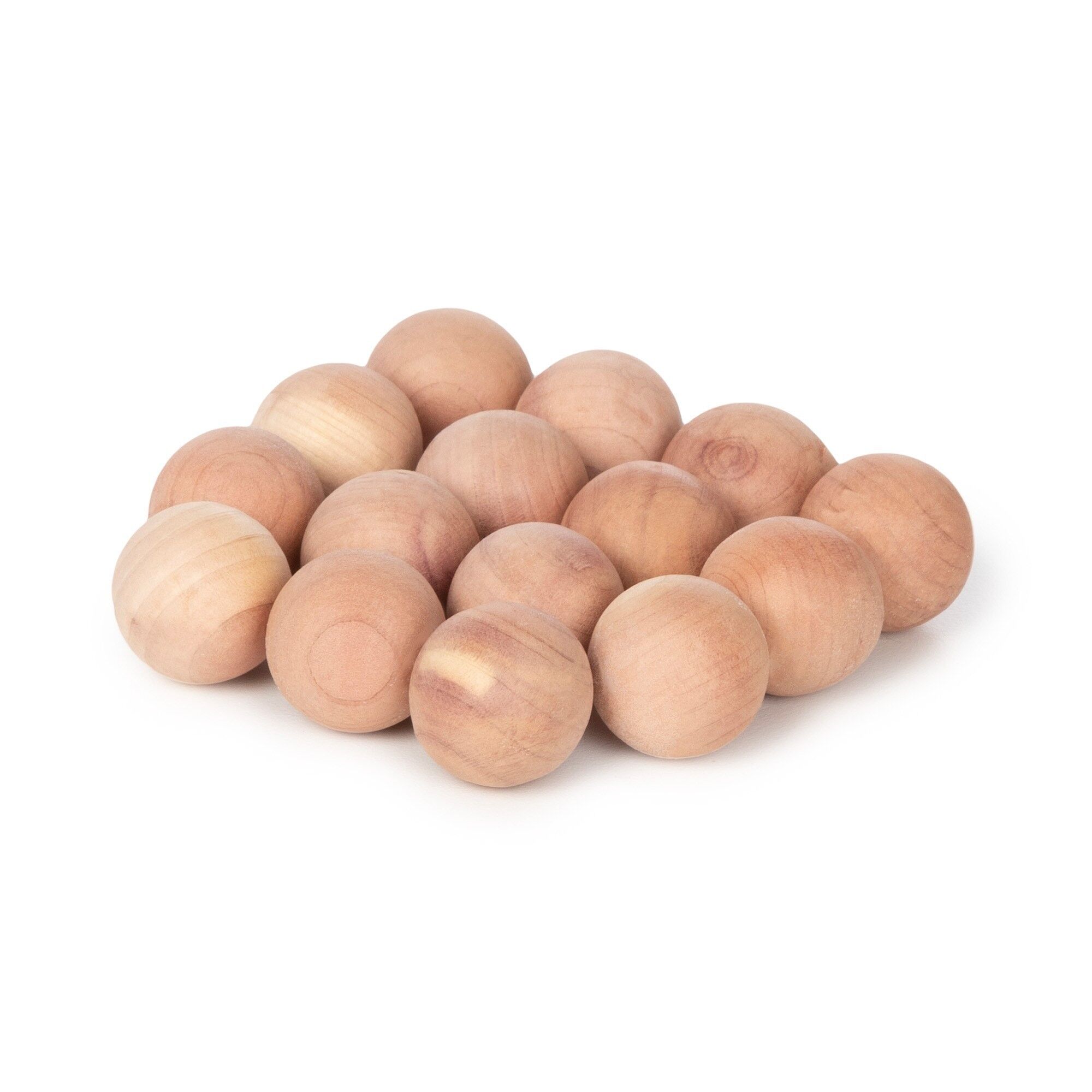 Pack of 15 Natural Cedar Mothballs, Brown CED021