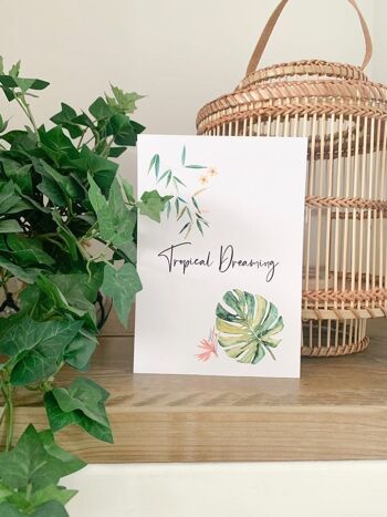 Tropical Dreaming Summer Seasonal Home Print A4 Normal 1