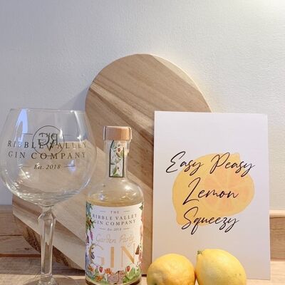 Easy Peasy Lemon Squeezy Summer Seasonal Home Print A4 Normal