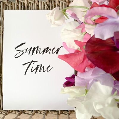 Summer Time Summer Seasonal Home Print A4 Normal