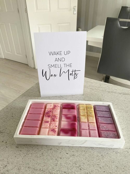 Wake Up And Smell The Wax Melts Simple Humorous Home Print A4 Normal