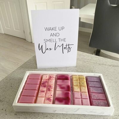 Wake Up And Smell The Wax Melts Simple Humorous Home Print A4 Normal