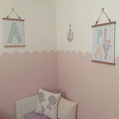 PLAY Muted Pastel Colours Nursery Scandinavian Style Childre A4 Normal
