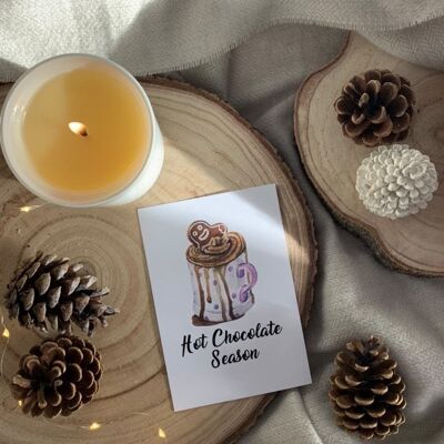 Hot Chocolate Season Gingerbread 2021 Winter Christmas Seaso A4 Normal