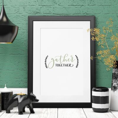 Gather Together 2022 Simple Home Print A4 Normal