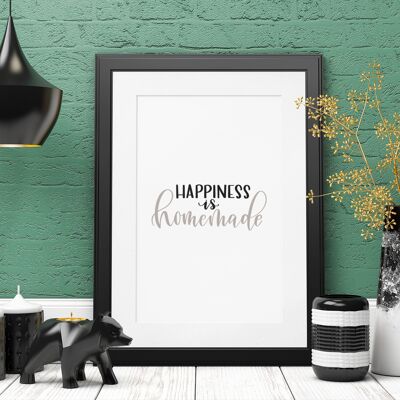 Happiness Is Homemade 2022 Simple Home Print A4 Normal