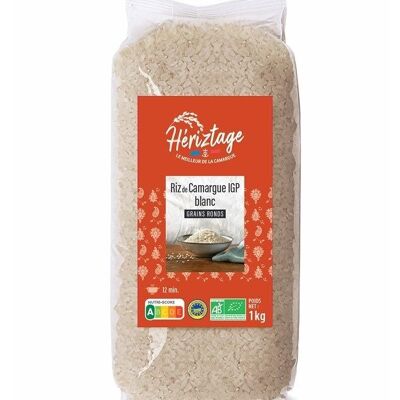 RIZ DE CAMARGUE IGP - ROND BLANC BIO 1 kg