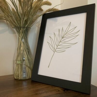 Boho Palm Leaves 2022 Boho Hippie Simple Home Print A4 Normal