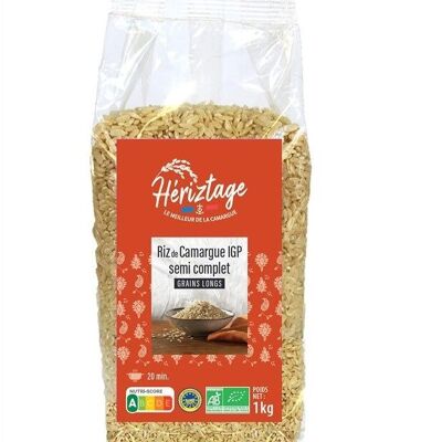 RIZ DE CAMARGUE IGP - LONG SEMI COMPLET BIO 1 kg