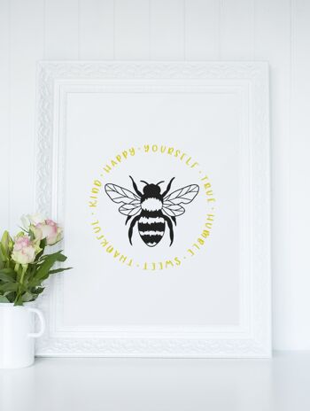 Bumble Bee Be Happy List 2022 Dressing Chambre Simple H A4 Normal