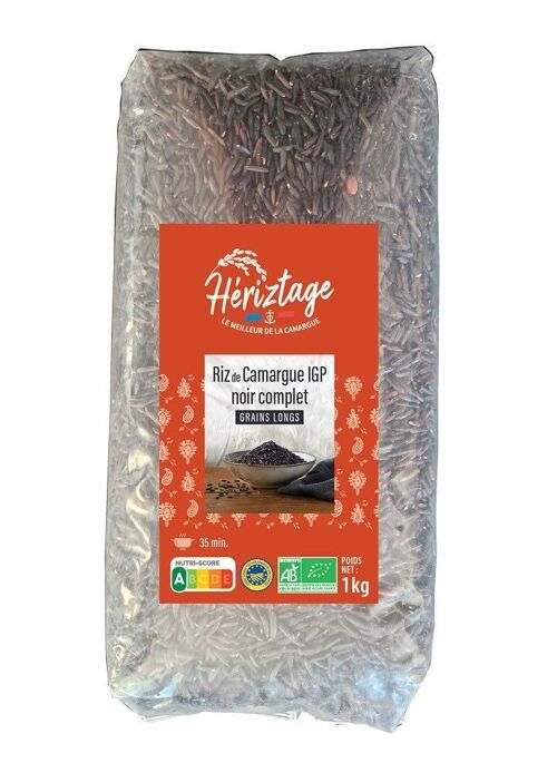 RIZ DE CAMARGUE IGP - LONG COMPLET NOIR BIO 1 kg