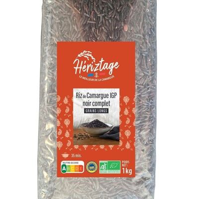 ORGANIC CAMARGUE PGI RICE - LONG COMPLETE BLACK 1 kg