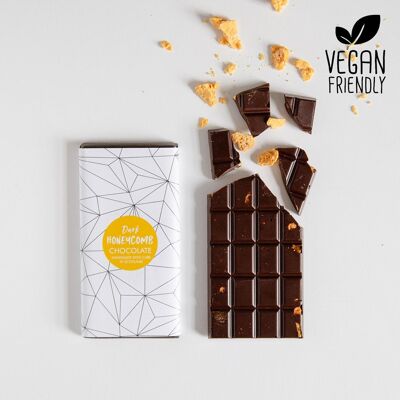 Dark Honeycomb Chocolate Bar, 100g