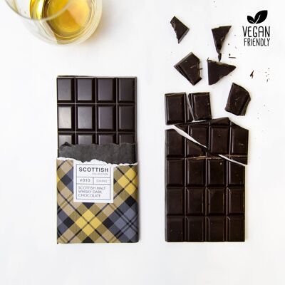 Barretta di cioccolato al whisky, 100 g