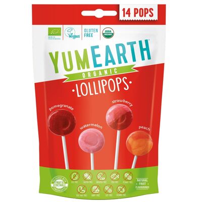Organic Lollipops - Original Pops YUMEARTH