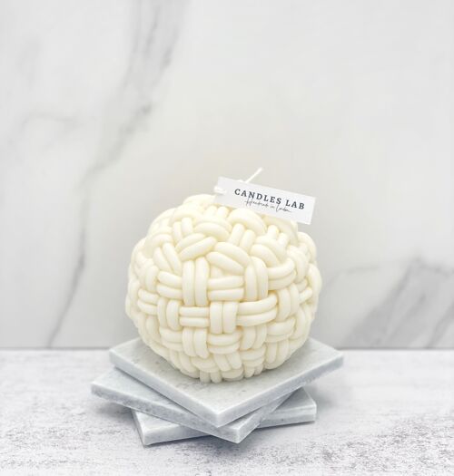 Candles Lab - handmade soy wax knot ball