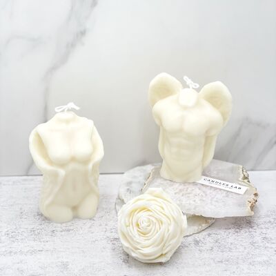 Candles Lab - andmade soy wax guardian Angel body candle