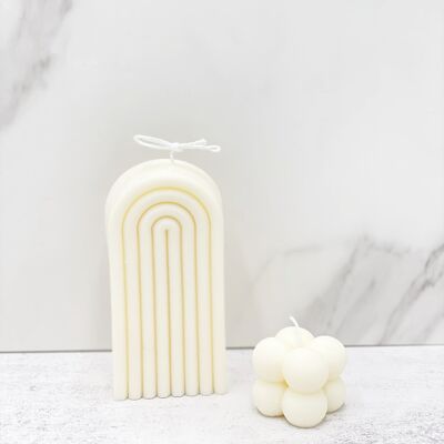 Candles Lab - Vela de puerta de cera de soja hecha a mano. Regalo vegano. Día de San Valentín. Regalo de pareja. Regalo de novio. Regalo de amor. Regalo de bodas. Lindo regalo. Regalo de marido esposa. - Puerta pequeña