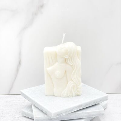 Candles Lab - Goddesses soy wax candles. Vegan gift. Birthday gift. Valentine’s Day. Couple. Birthday gift. Mother’s Day gift. Cute present. - Front goddess candle