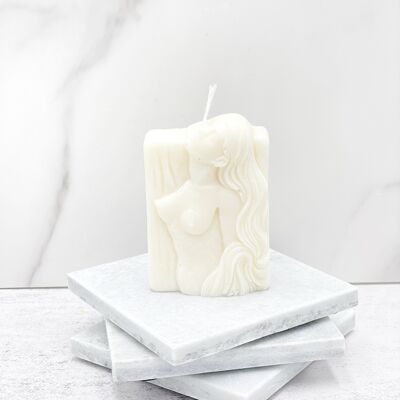 Candles Lab - Goddesses soy wax candles. Vegan gift. Birthday gift. Valentine’s Day. Couple. Birthday gift. Mother’s Day gift. Cute present. - Front goddess candle