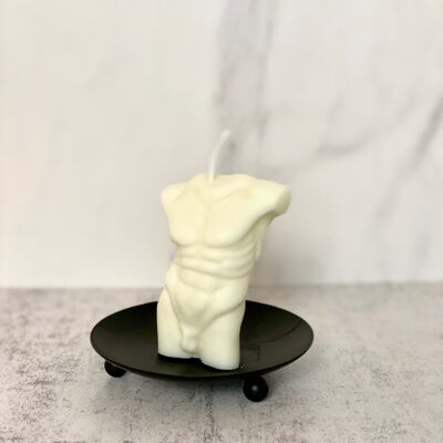 Candles Lab - candela corpo maschile vegana fatta a mano in cera di soia