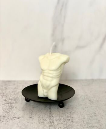 Candles Lab - bougie pour le corps masculin végétalienne à la cire de soja faite à la main