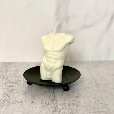 Candles Lab - candela corpo maschile vegana fatta a mano in cera di soia