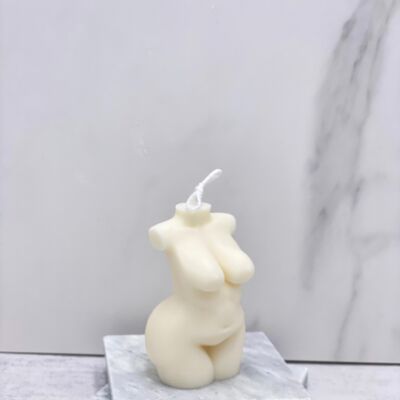 Candles Lab - vela de cuerpo con curvas femenina vegana de cera de soja hecha a mano