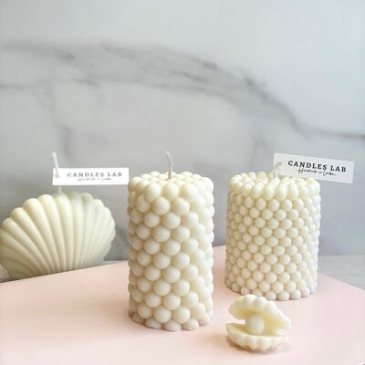 Candles Lab - handmade soy wax pearls candles