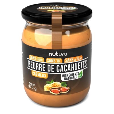 Beurre de cacahuètes crémeux - NUTURA