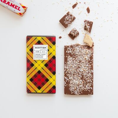 Caramel Wafer & Coconut Bar, 110g