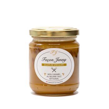 Caramel au beurre salé aux éclats de Spéculoos-220g 1