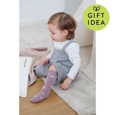 Cotton Kids Socks Little Birdie - Plum