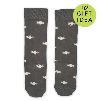 Chaussettes Enfant en Coton Little Birdie - Olive