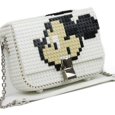 MICKEY CLIP BAG WEISS
