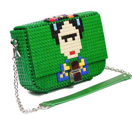 Frida clip bag green