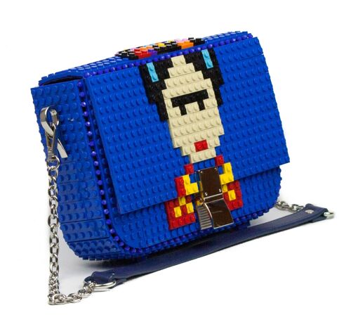 Frida clip bag blue