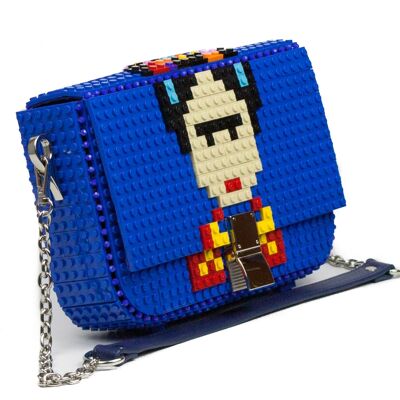Frida clip bag blue