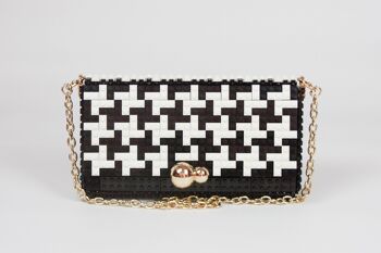 POCHETTE CARRÉE MOTIF PIED-DE-POULE 3