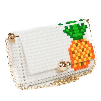Pineapple squared clutch