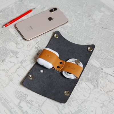 Personalised Leather AirPod case - PodFrog - Standard AirPods -unboxed